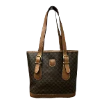 Brown Canvas Celine Handbag