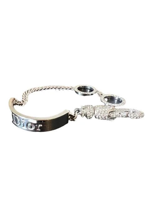 Silver Metal Dior Bracelet