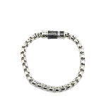 Silver Metal Louis Vuitton Bracelet