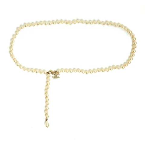 Gold Pearl Chanel Necklace