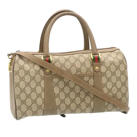 Beige Leather Gucci Handbag