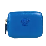 Blue Fabric Versace Wallet