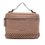 Pink Mesh Dior Vanity Bag