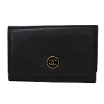 Black Leather Chanel Key Holder