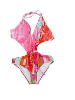 Pink Fabric Roberto Cavalli Swimwear