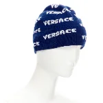 Blue Wool Versace Hat