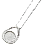 Silver Metal Tasaki Necklace