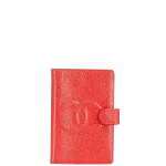 Red Leather Chanel Agenda