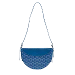 Blue Canvas Goyard Shoulder Bag