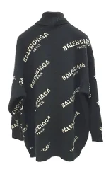 Black Cotton Balenciaga Sweater