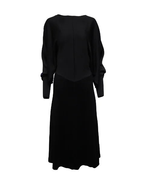 Black Fabric Victoria Beckham Dress