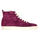 Purple Leather Christian Louboutin Sneakers