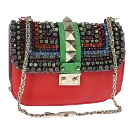 Multicolor Leather Valentino Shoulder Bag