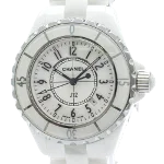 White Glass Chanel Watch