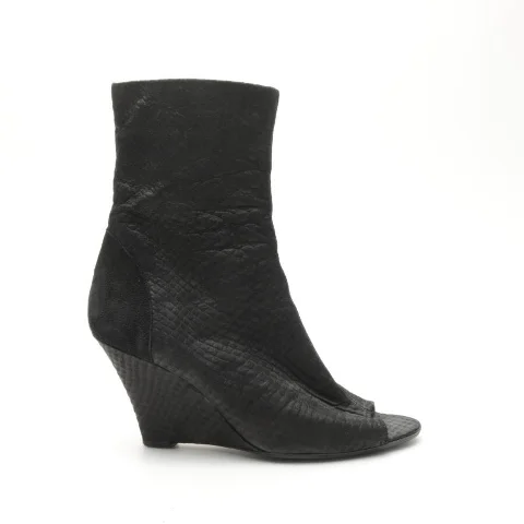 Black Leather Acne Studios Boots
