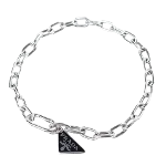 Silver Silver Prada Bracelet