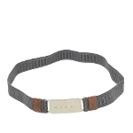 Grey Leather Marni Belt