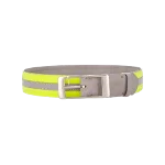 Grey Leather Issey Miyake Belt