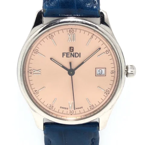 Blue Stainless Steel Fendi Watch