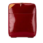 Red Leather Louis Vuitton Travel Bag