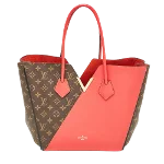 Red Canvas Louis Vuitton Handbag