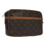 Brown Canvas Louis Vuitton Compiegne