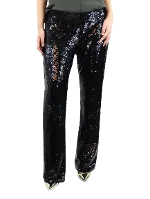 Black Fabric Blumarine Pants