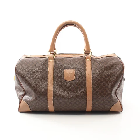 Beige Leather Celine Travel Bag