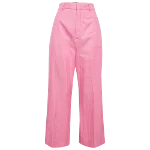 Pink Linen Jacquemus Pants