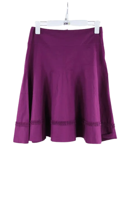 Purple Cotton Paule Ka Skirt