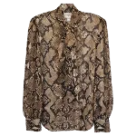 Animal print Silk Altuzarra Top