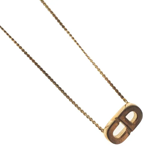 Gold Metal Dior Necklace