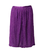 Purple Polyester Missoni Skirt