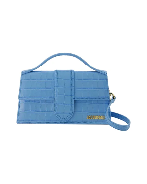 Blue Leather Jacquemus Crossbody Bag