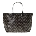 Black Fabric Goyard Tote