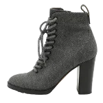 Grey Fabric Jimmy Choo Boots