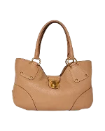 Brown Leather Prada Handbag