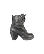 Black Leather Marc Jacobs Boots
