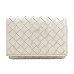 White Fabric Bottega Veneta Wallet