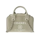 Grey Canvas Chanel Deauville