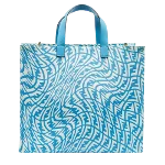 Blue Canvas Fendi Tote