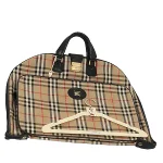 Beige Canvas Burberry Travel Bag