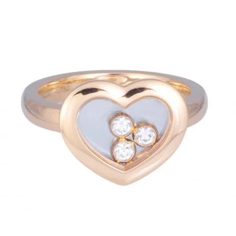 Gold Rose Gold Chopard Ring