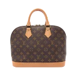 Brown Canvas Louis Vuitton Alma