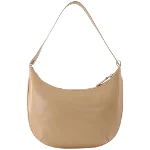 Beige Leather Manu Atelier Shoulder Bag