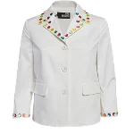 White Fabric Moschino Blazer