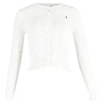 White Cotton Ralph Lauren Cardigan