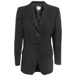 Black Fabric Armani Collezioni Blazer