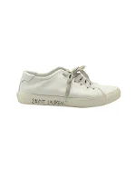 White Leather Saint Laurent Sneakers