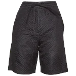 Black Fabric Dior Shorts